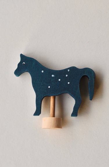 Decorative Figure Blue Horse