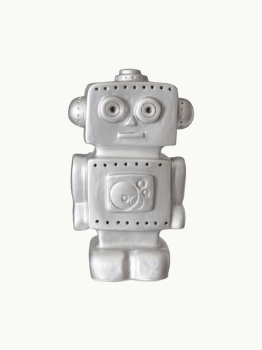 Robotlampe Sølv
