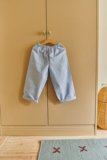 Cotton Pants Light Blue