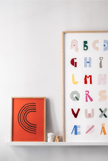 Alphabet Spaghetti Letters A5 from Mado