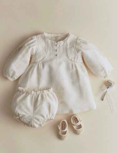 Baby Velvet Shoes Beige