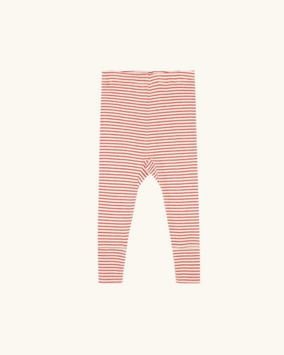 Judd Baby Leggings, Rød & Creme