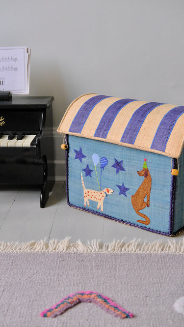 Lille Raffia Kurv 'Fest'