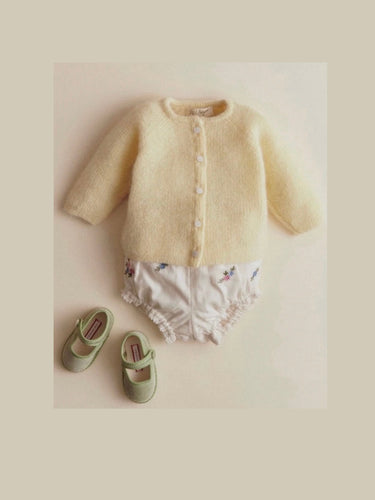 Baby Sko Fløjl Salviegrøn