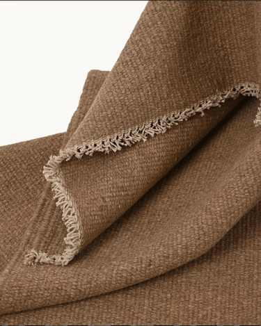 Gulvtæppe i Uld Camel 