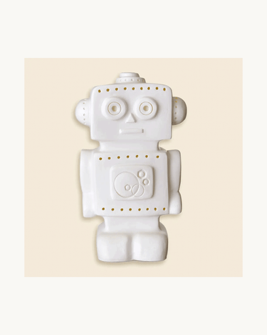 Robotlampe Hvid