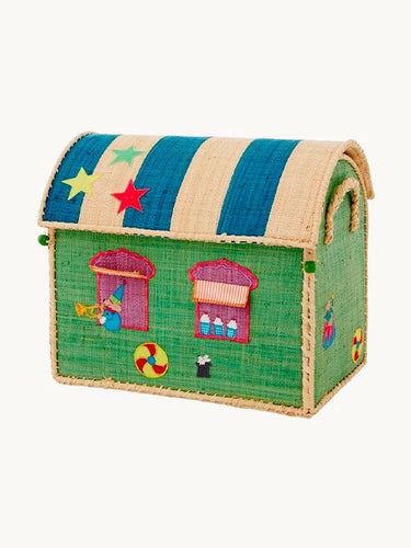 Lille Raffia Kurv 'Cirkus'
