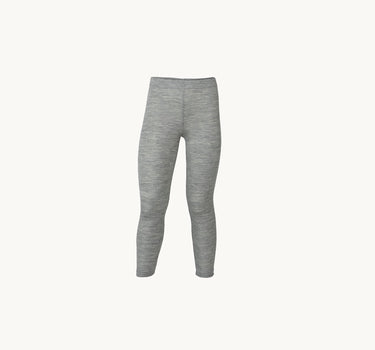 Uld & Silke Leggings, Lysegrå 