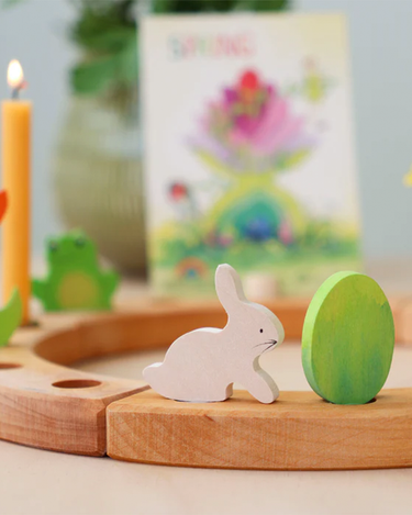 Decorative Figure Bunny with Easter Egg