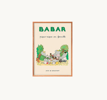 'Piquenique En Famille, Babar' Plakat