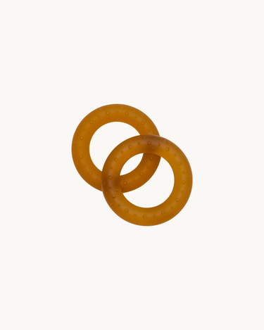 Bideringe i Naturgummi 2 stk 