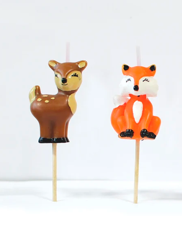 Cake Candles Woodland
