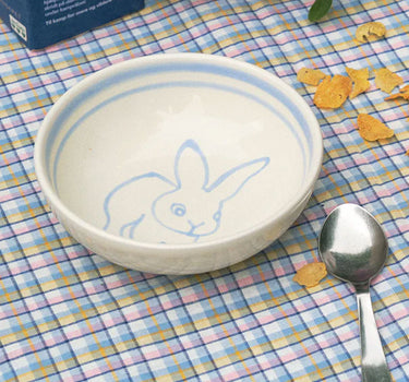 Håndmalet Porcelænskål