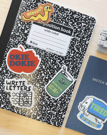 Vinyl Klistermærker Set à 3