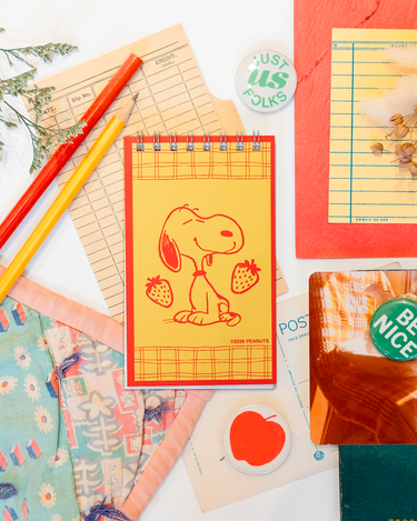 Snoopy Sketchbook Yellow