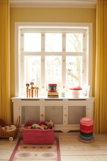 Stor Svampelampe Rød