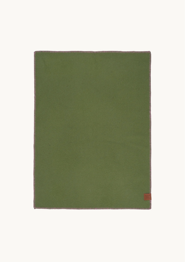 Organic Wool Blanket 65x90 cm Green