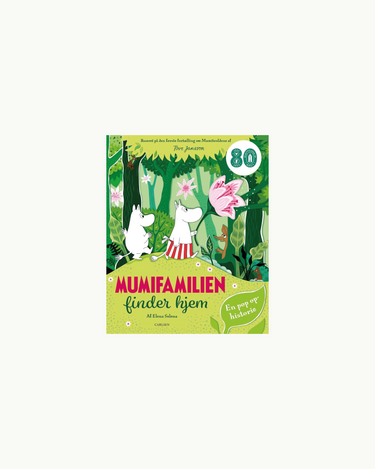 Mumifamilien finder hjem pop-op bog