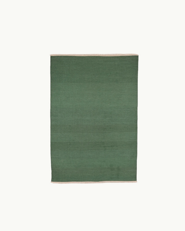 Grønt Gulvtæppe i Uld 140x200 cm
