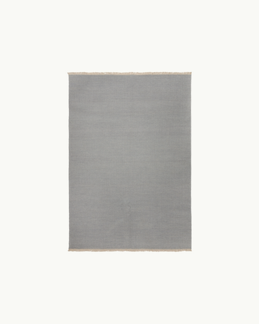 Lyseblå Gulvtæppe i Uld 140x200 cm