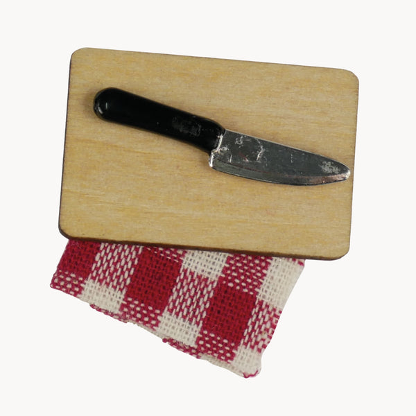 Mini Accessories til Musehuset, Brød med Skærebræt
