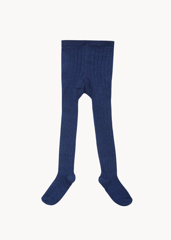 Baby Rib Tights in Blue Melange from Caramel