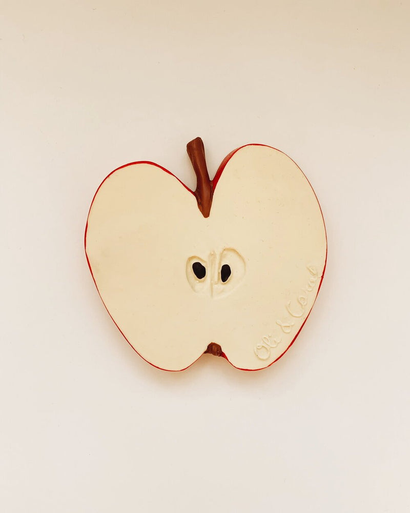 Chewable Baby Toy in Apple from Oil & Carol