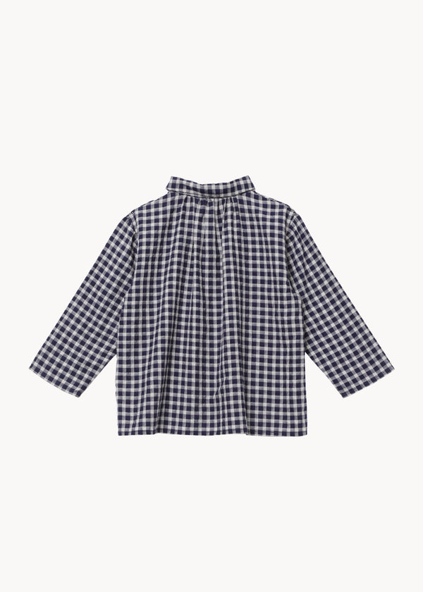 EOS Shirt in Blue Gingham Check from Caramel