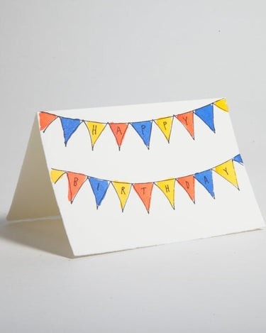 Hand-Painted Card Envelope in Happy Birthday from Scribble & Daub