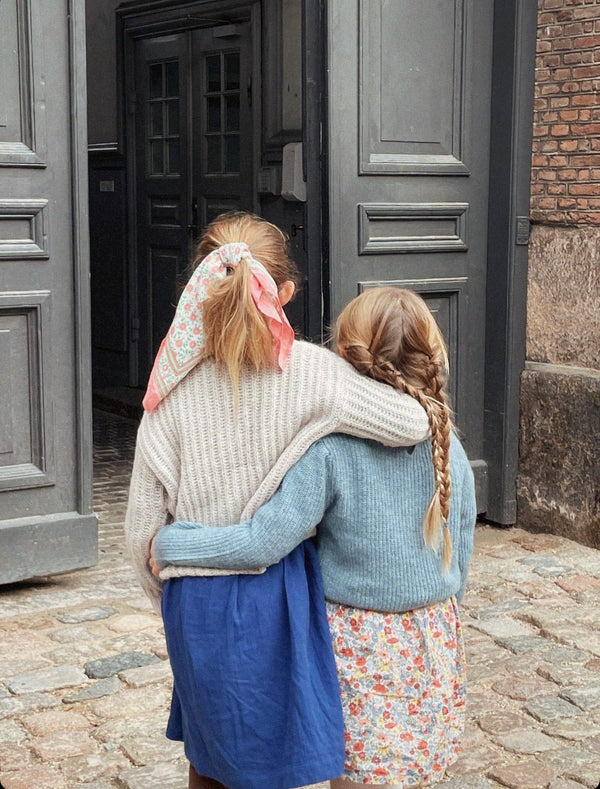 Lysegrå Alpaca Cardigan