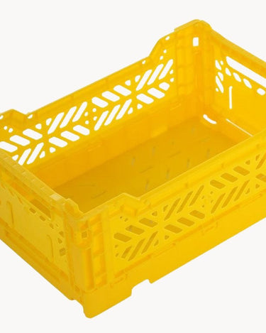 Midi Foldable Storage Box in Yellow from Aykasa