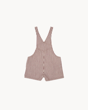 Seal Baby Dungaree in Brown Stripe from Caramel